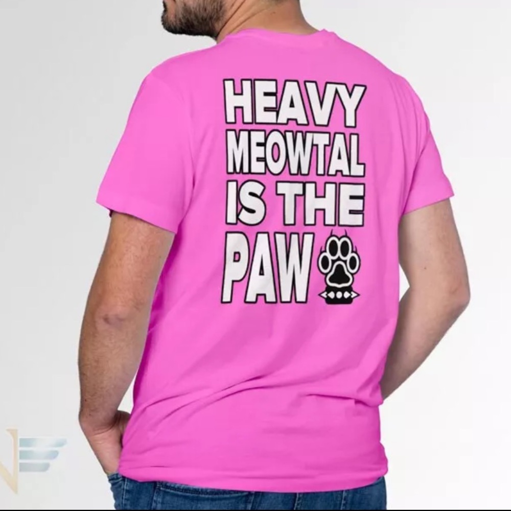 Nanowar Bright Pink Heavy Metal Kibbles T-Shirt Official Merch
